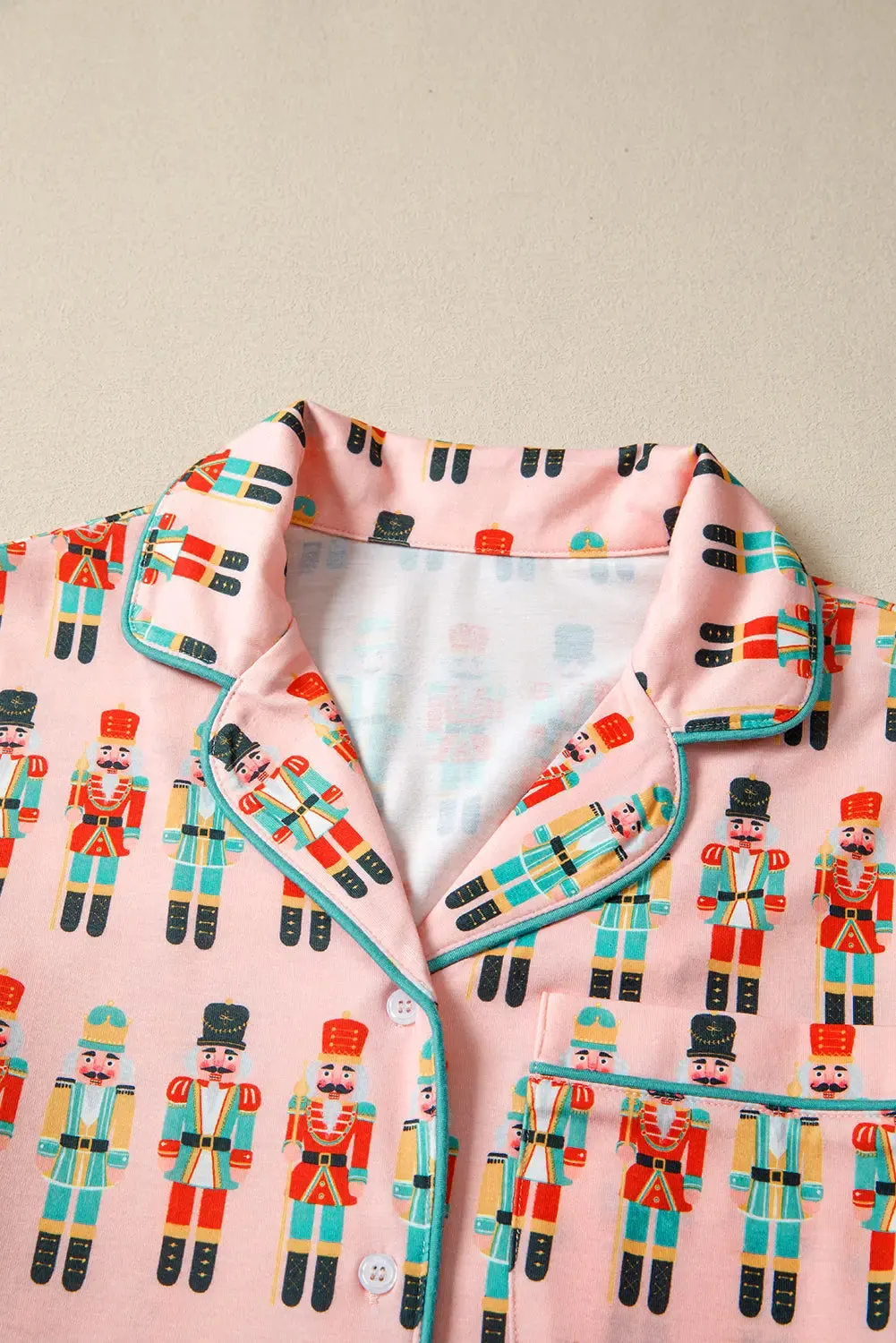 Nutcracker Long Sleeve Button Up and Shorts Pyjamas sold by eAura product image thumbnail 3
