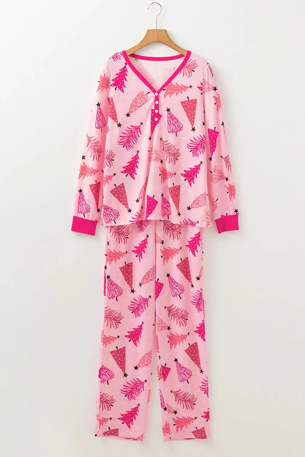 Christmas Tree Print Long-Sleeve Pyjamas sold by eAura product image thumbnail 5