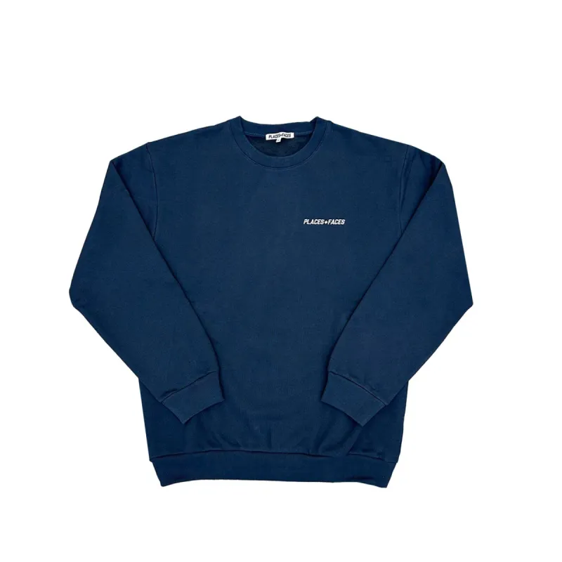COZY CREWNECK - NAVY made by Places + Faces