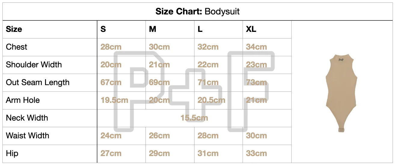 P+F BODYSUIT / CREME sold by Places + Faces product image thumbnail 4