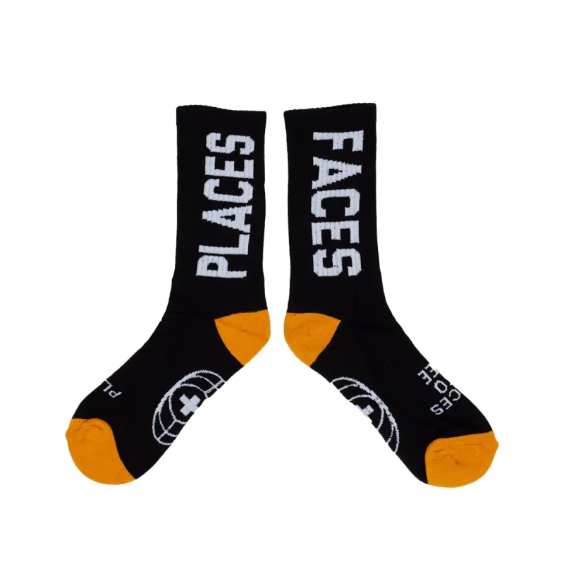 2B2C SOCKS - BLACK sold by Places + Faces
