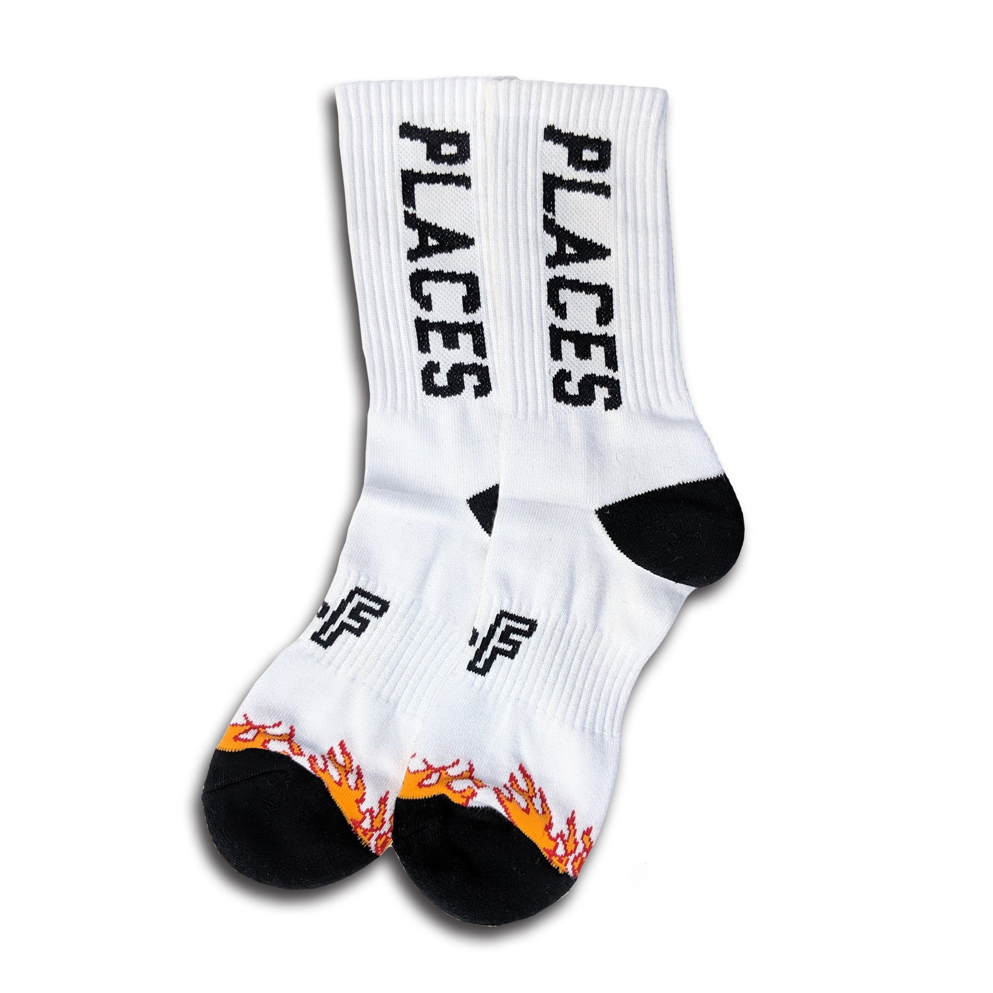 WHITE FLAME SOCKS sold by Places+Faces product image thumbnail 2