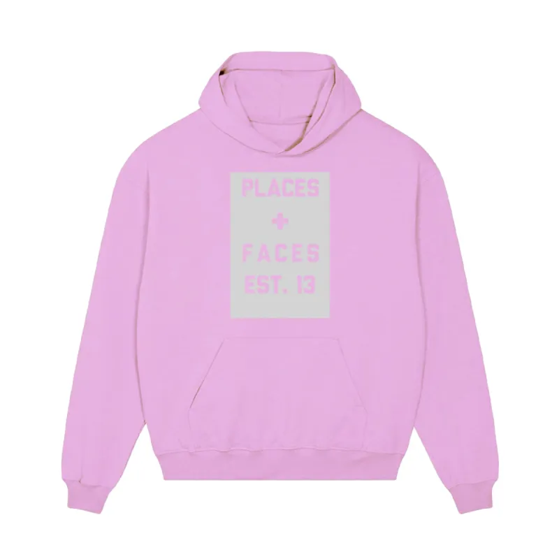 OG REFLECTIVE HOODIE - PINK made by Places + Faces