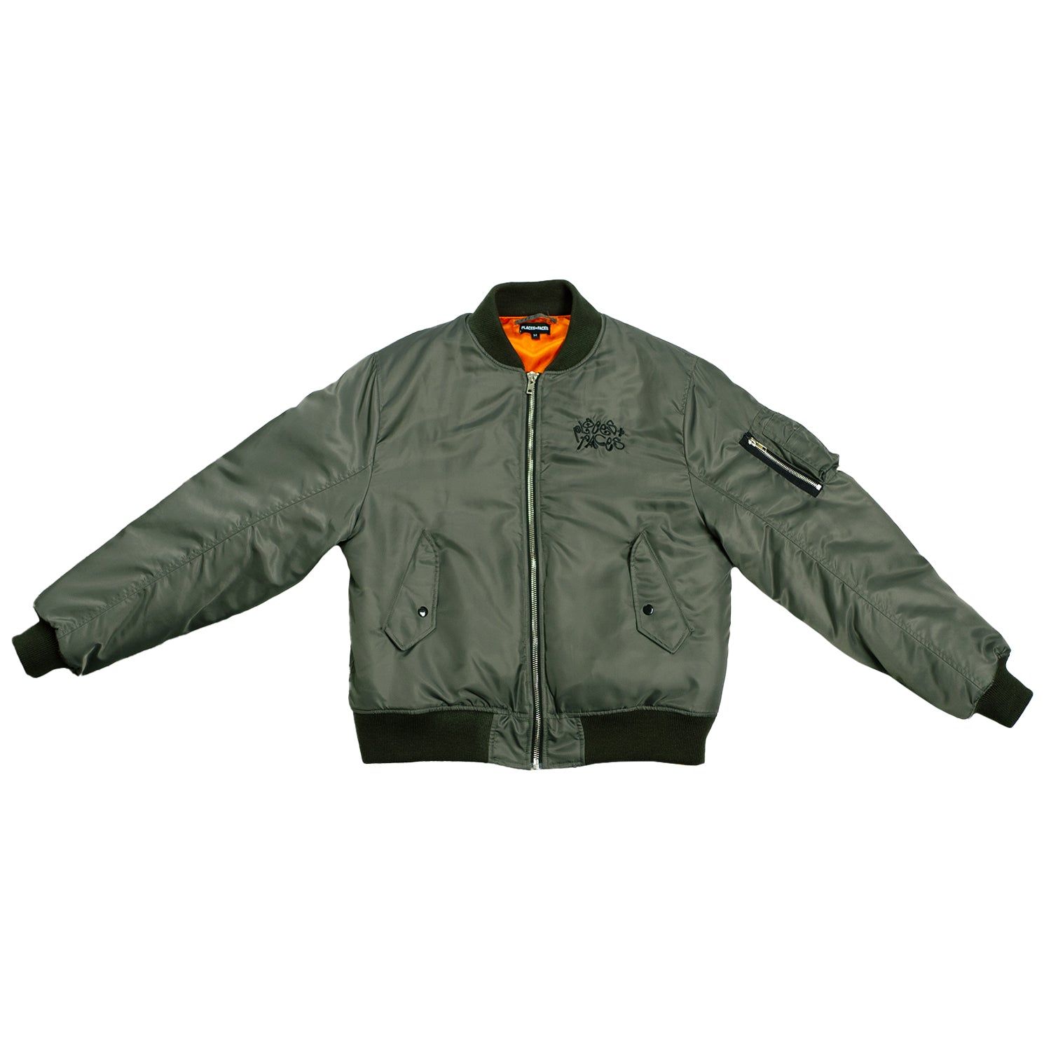 ANGEL MA-1 BOMBER JACKET - KHAKI sold by Places+Faces