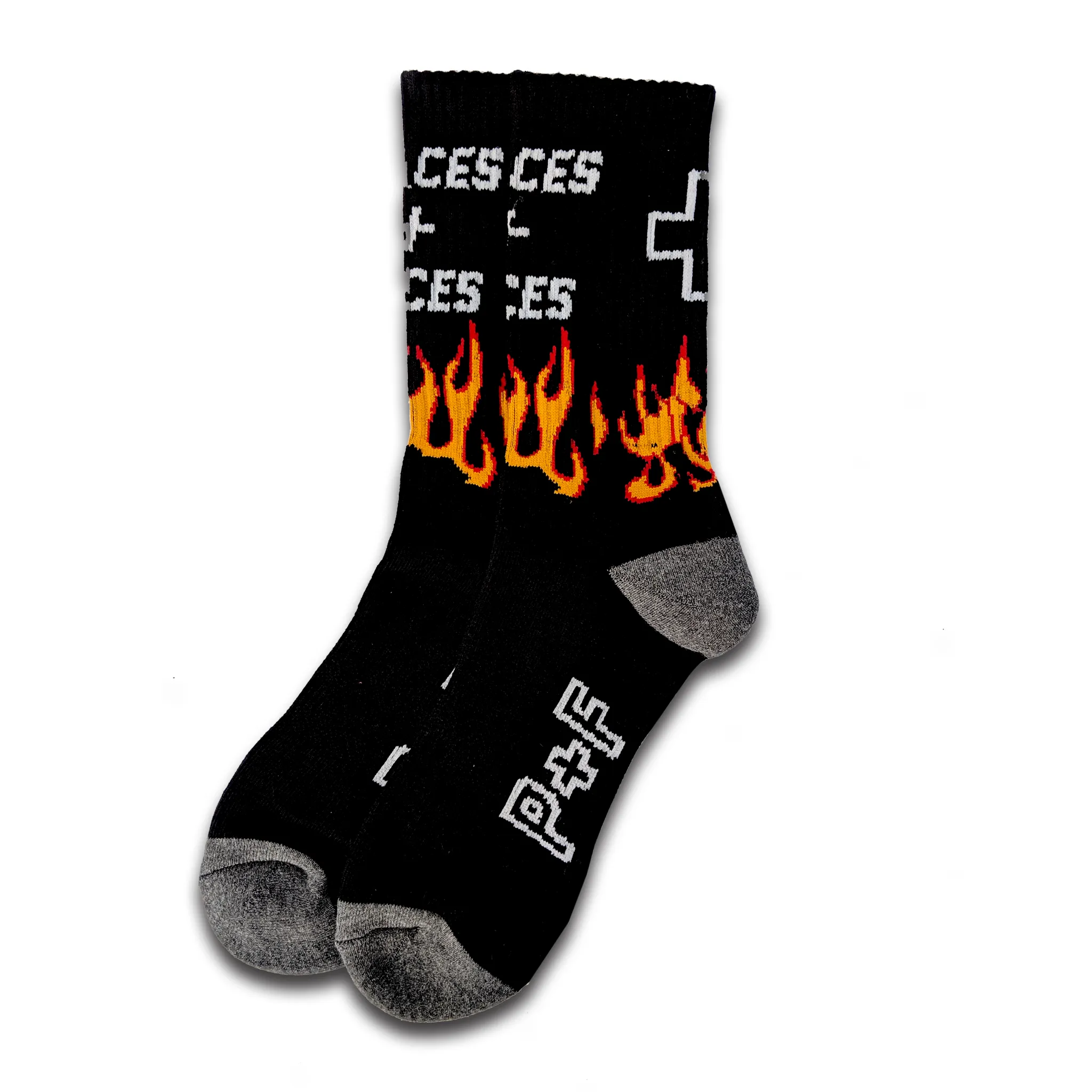 FLAME SOCKS - BLACK sold by Places+Faces product image thumbnail 2