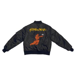 ANNIVERSARY MA-1 BOMBER JACKET - BLACK sold by Places+Faces