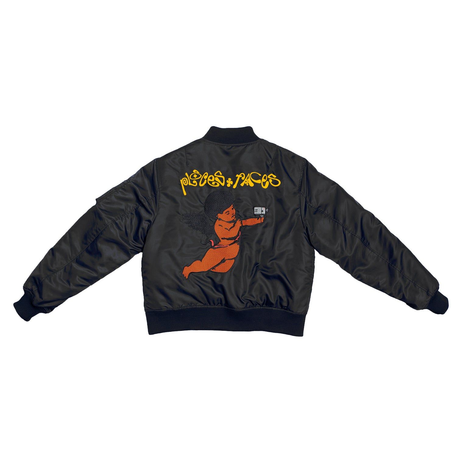 ANNIVERSARY MA-1 BOMBER JACKET - BLACK sold by Places+Faces product image thumbnail 2