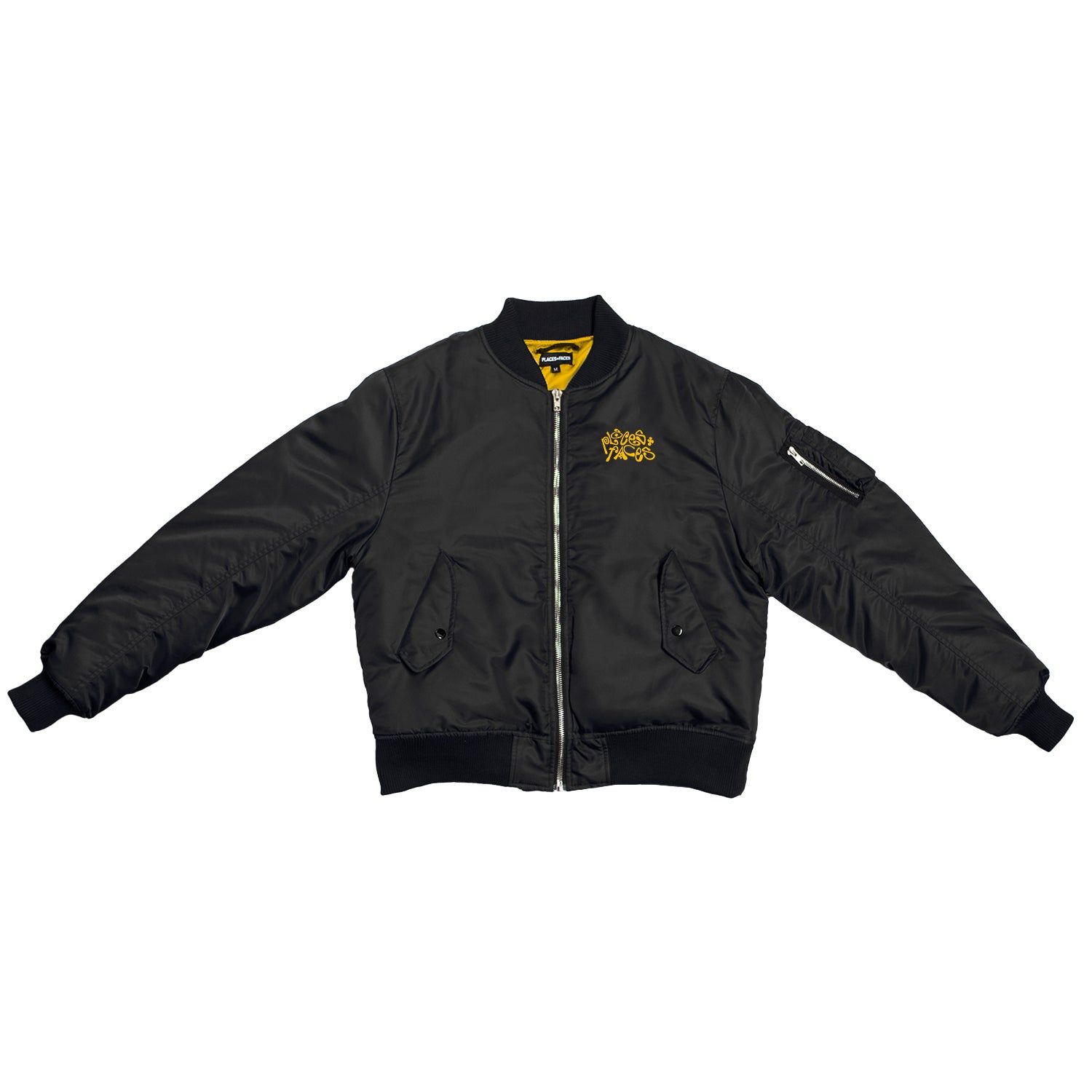 ANNIVERSARY MA-1 BOMBER JACKET - BLACK sold by Places+Faces