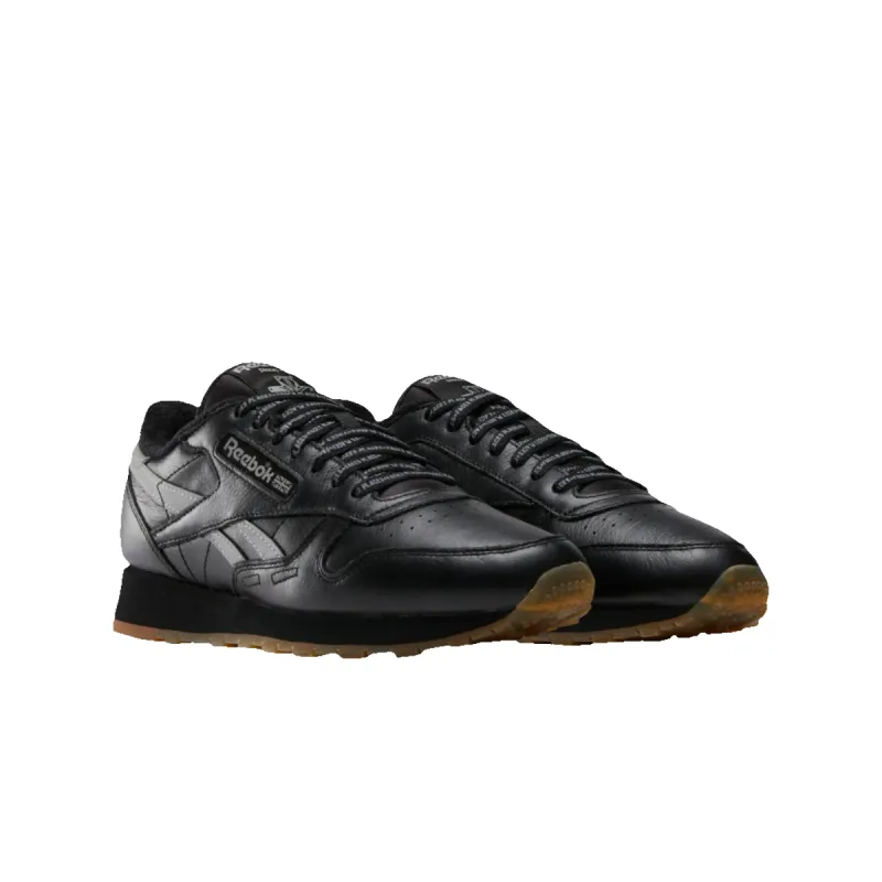 REEBOK x P+F CLASSIC LEATHER TRAINERS - BLACK sold by Places + Faces