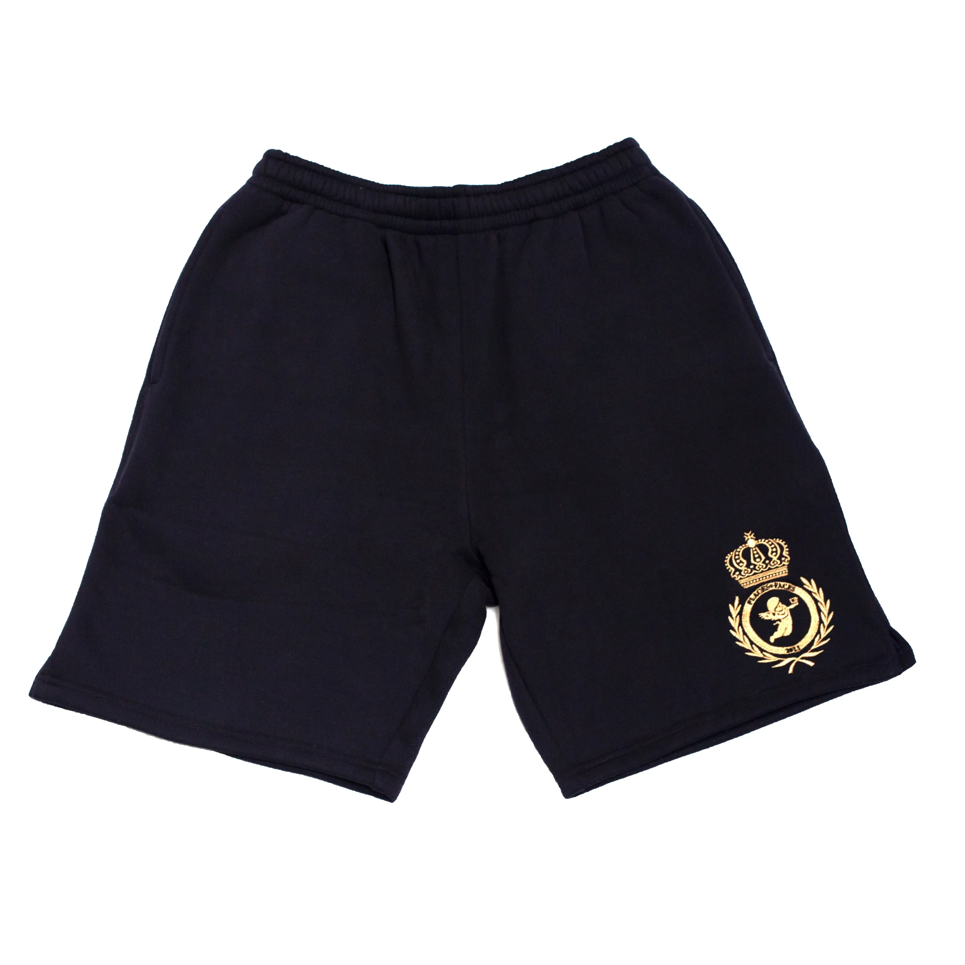 EMBLEM SHORTS - NAVY sold by Places + Faces
