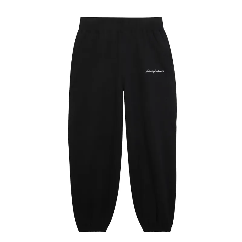 SIGNATURE SWEATPANTS - BLACK made by Places + Faces