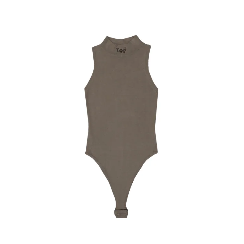 P+F BODYSUIT - GREY made by Places + Faces