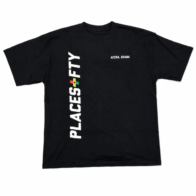 FREETHEYOUTH X P+F T-SHIRT - BLACK made by Places + Faces