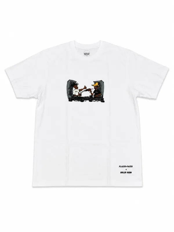 BOILER ROOM X P+F T-SHIRT - WHITE made by Places + Faces
