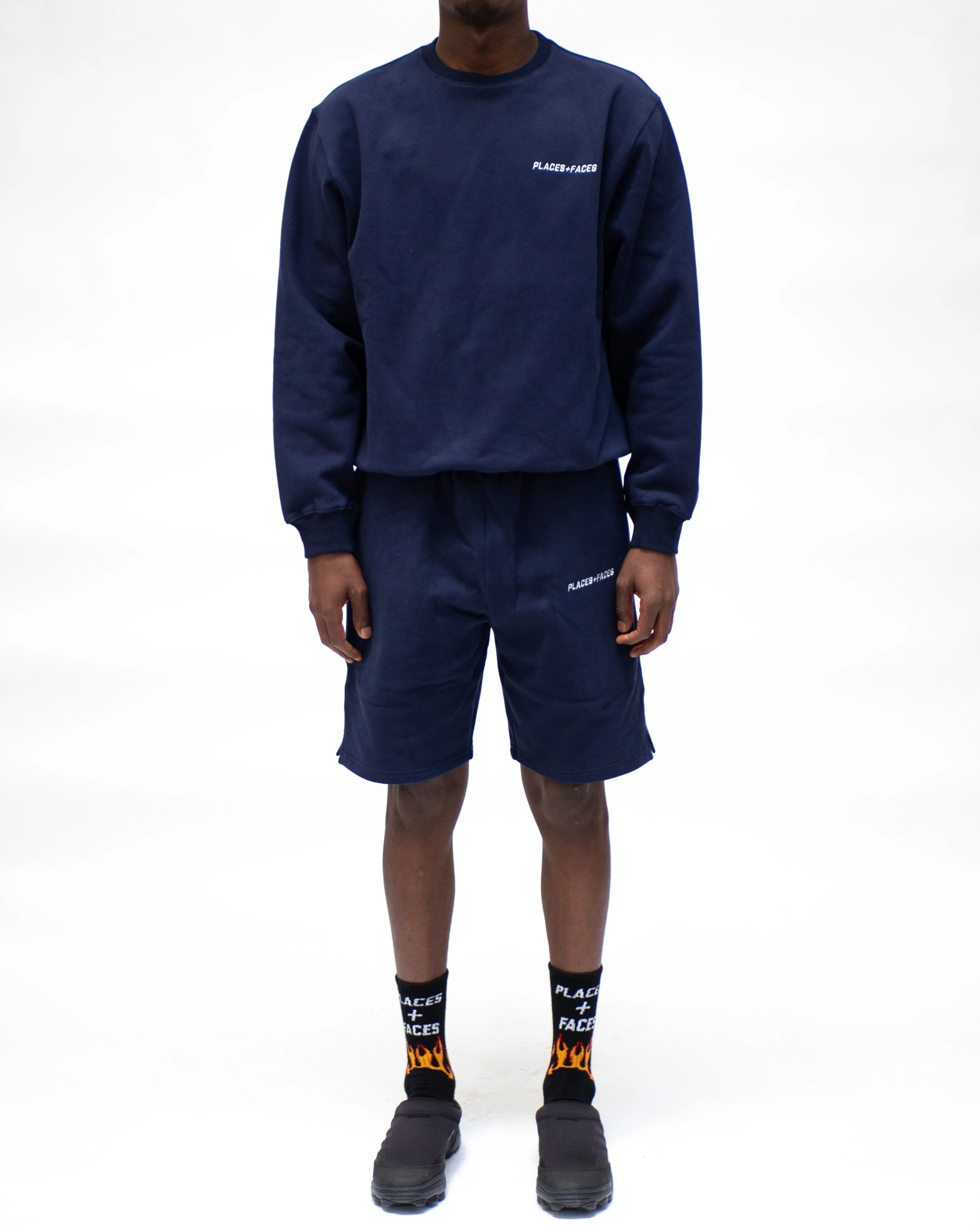 LOGO CREWNECK - NAVY sold by Places + Faces product image thumbnail 3