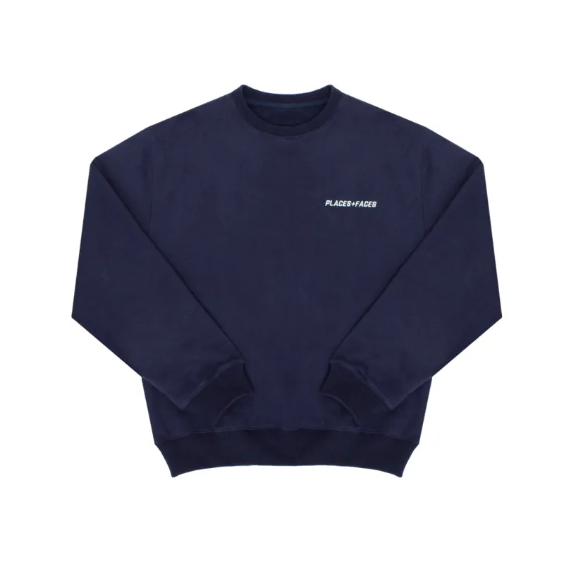 LOGO CREWNECK - NAVY made by Places + Faces