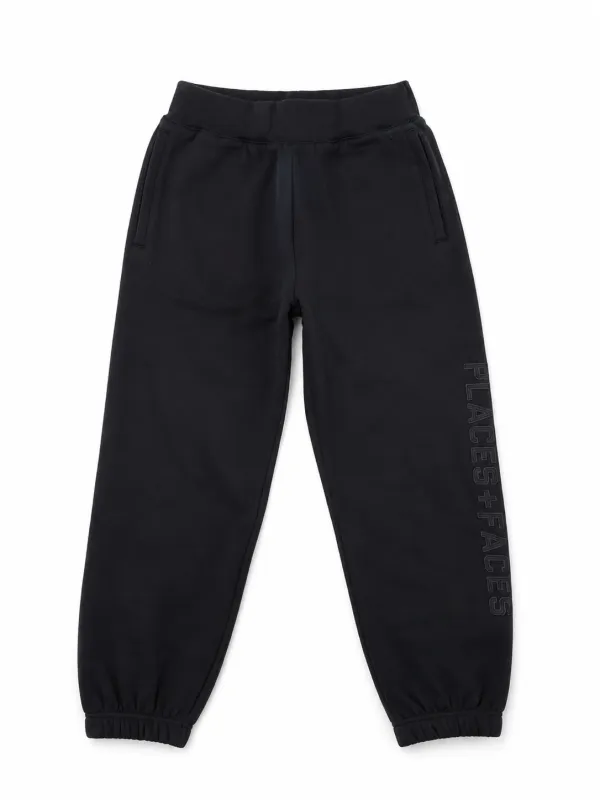 APPLIQUÉ JOGGERS - BLACKED OUT made by Places + Faces