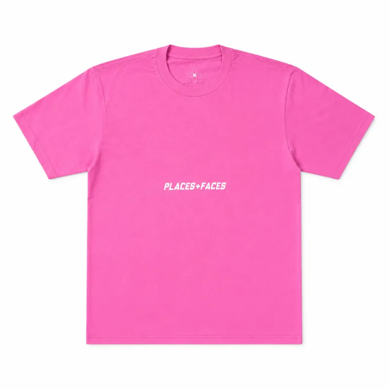 P+F BELLY LOGO PINK TEE - SAMPLE made by Places + Faces