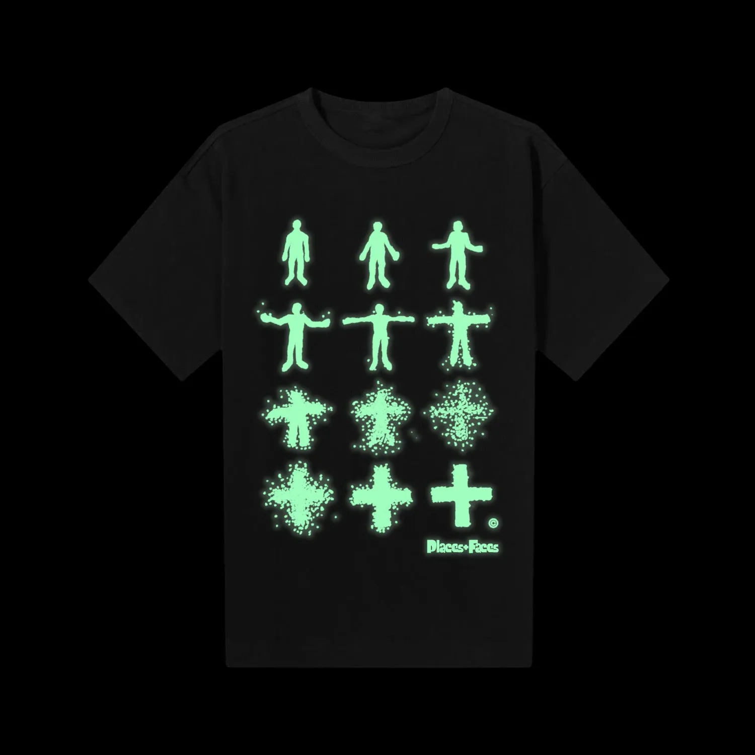 GLO MAN T-SHIRT - BLACK sold by Places+Faces product image thumbnail 2