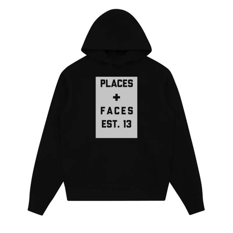 OG REFLECTIVE HOODIE - BLACK made by Places + Faces