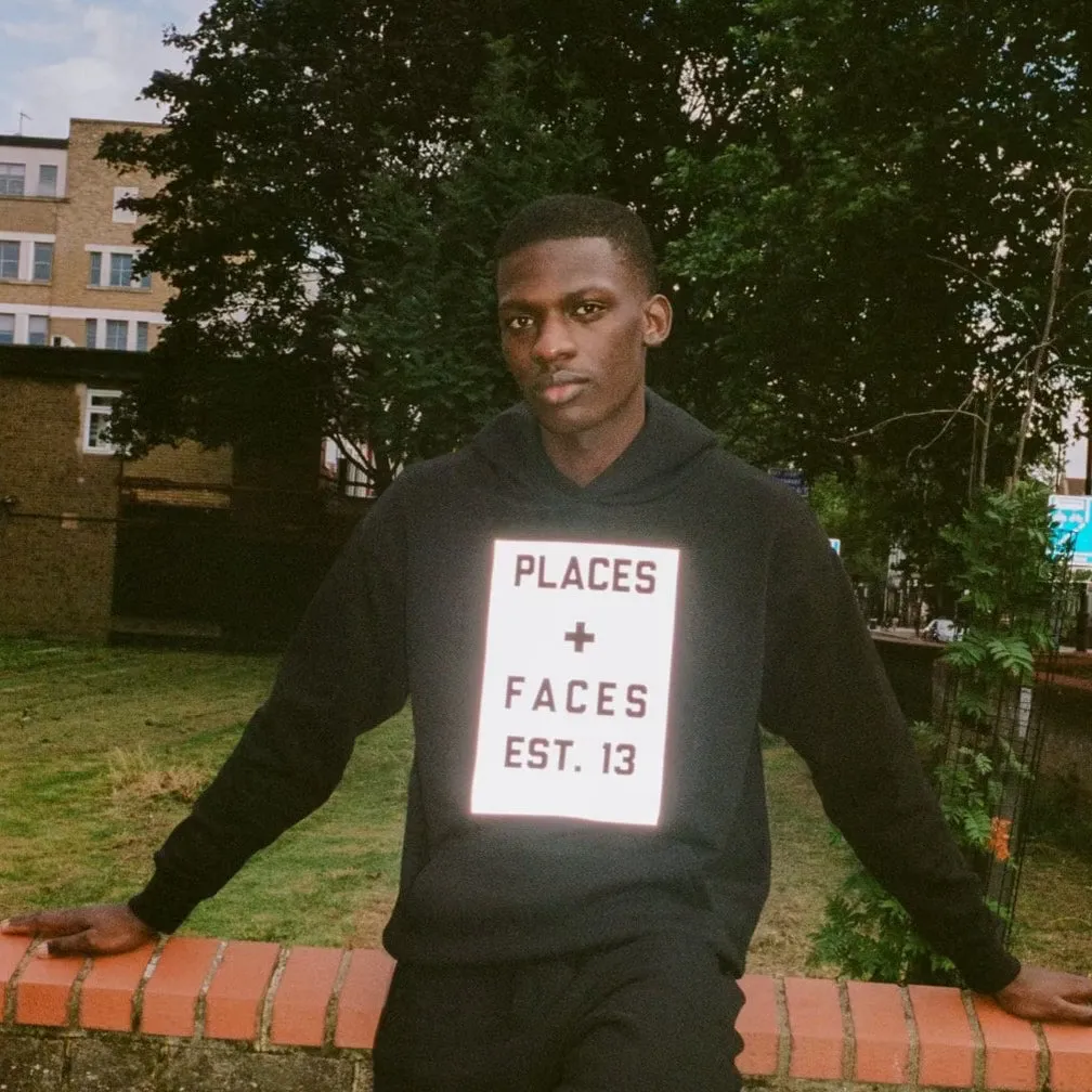 OG REFLECTIVE HOODIE - BLACK sold by Places + Faces product image thumbnail 3