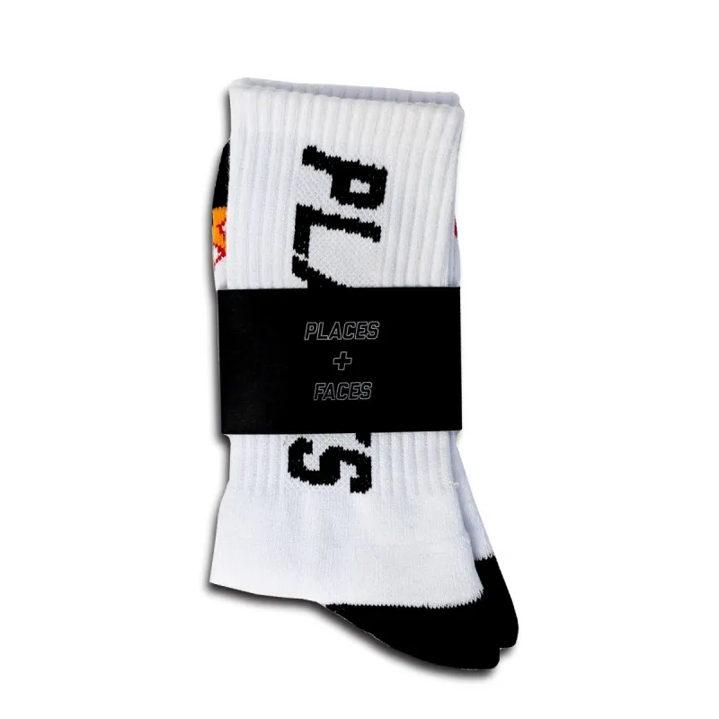 WHITE FLAME SOCKS sold by Places+Faces