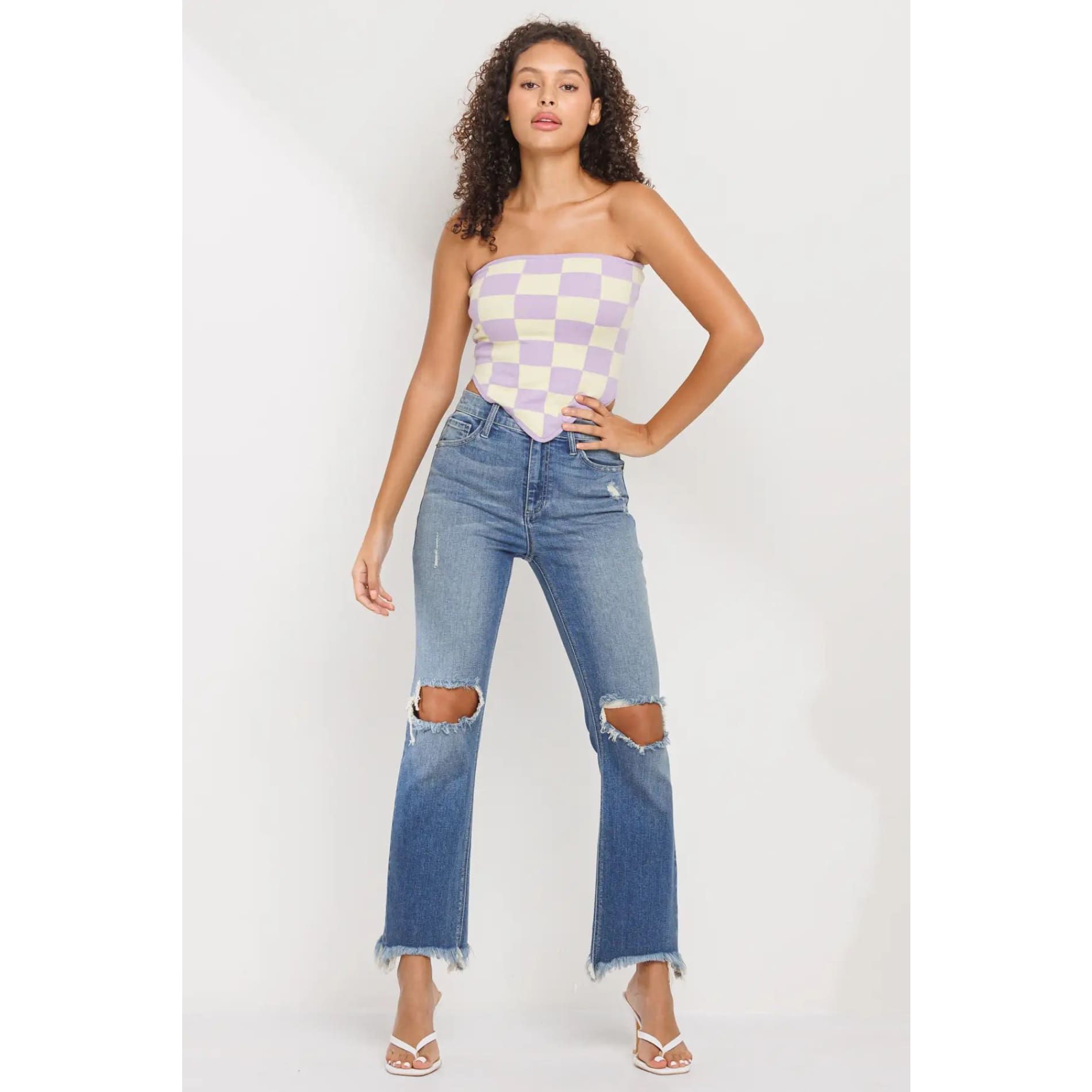 The Amber Jeans sold by Polished Boutique