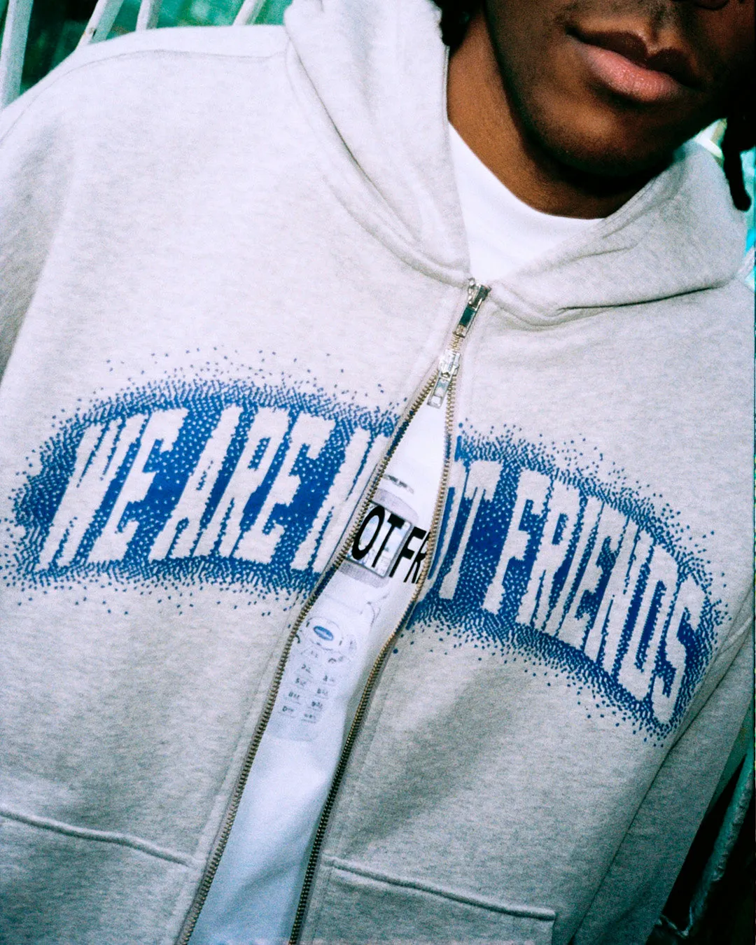 PIXEL LOGO HOODIE sold by We Are Not Friends product image thumbnail 4