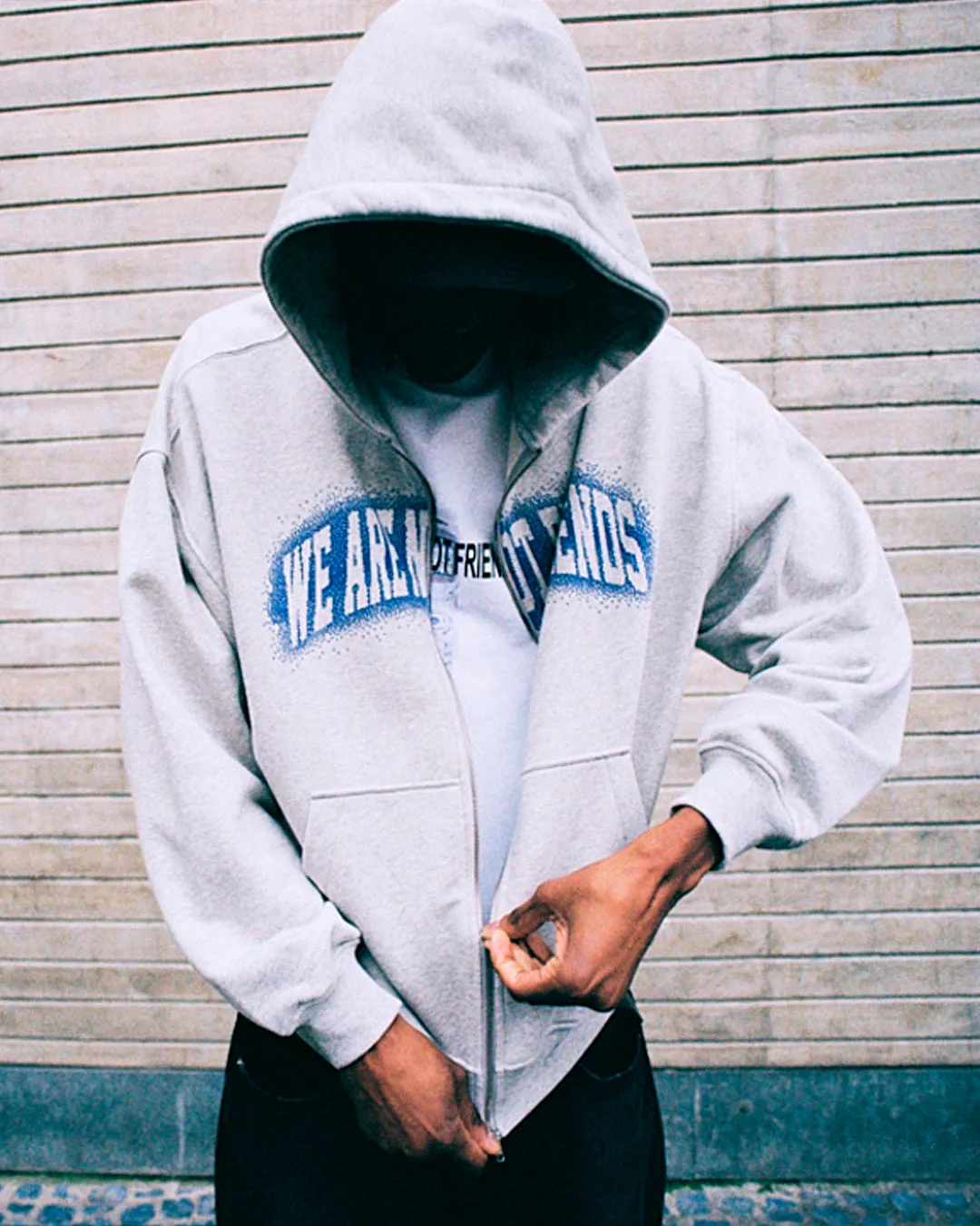 PIXEL LOGO HOODIE sold by We Are Not Friends product image thumbnail 3