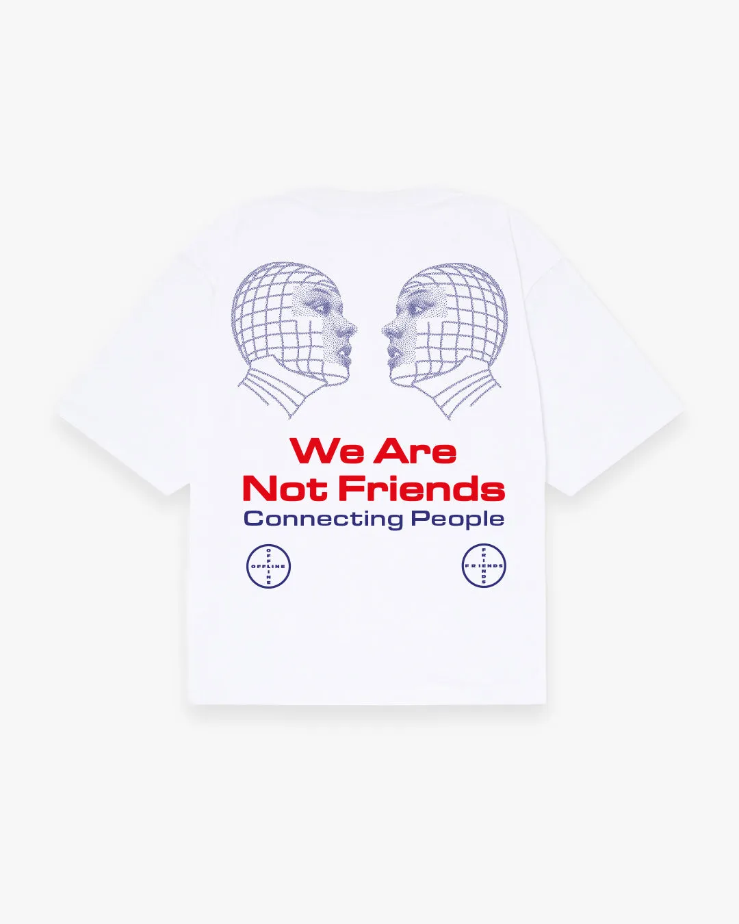 CONNECTING BOXY T-SHIRT sold by We Are Not Friends