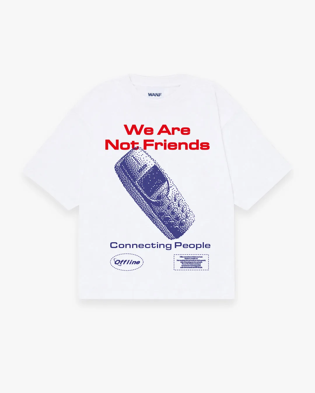 CONNECTING BOXY T-SHIRT sold by We Are Not Friends product image thumbnail 2