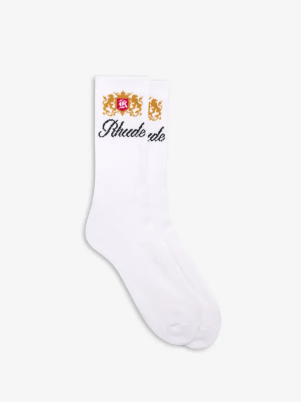 CREST LOGO SOCK sold by Rhude