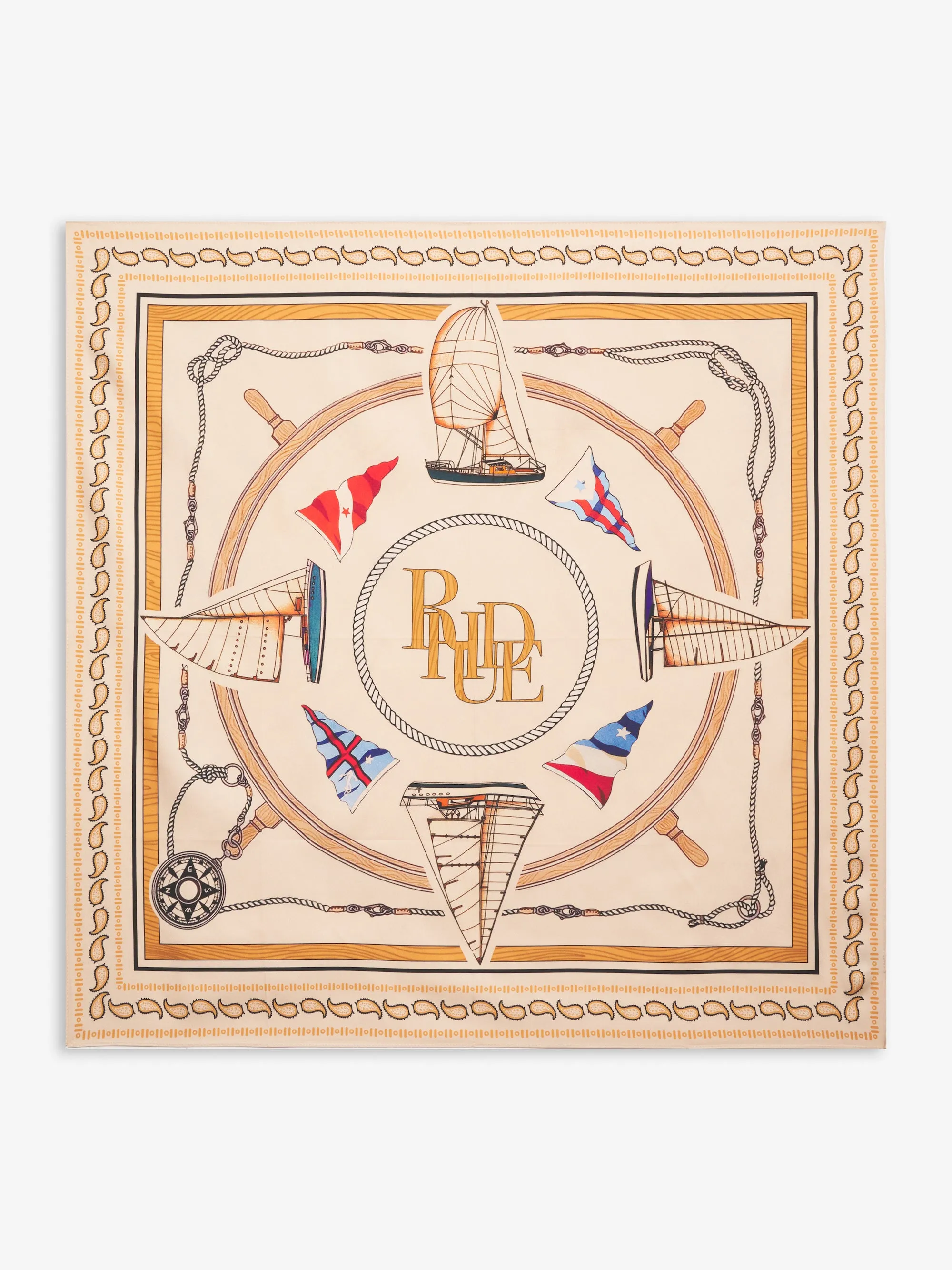 NAUTICAL PRINTED SCARF sold by Rhude