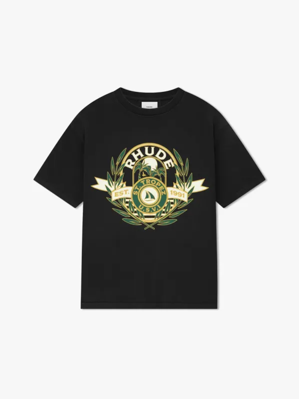 ST. TROPEZ YACHT CREST TEE sold by Rhude