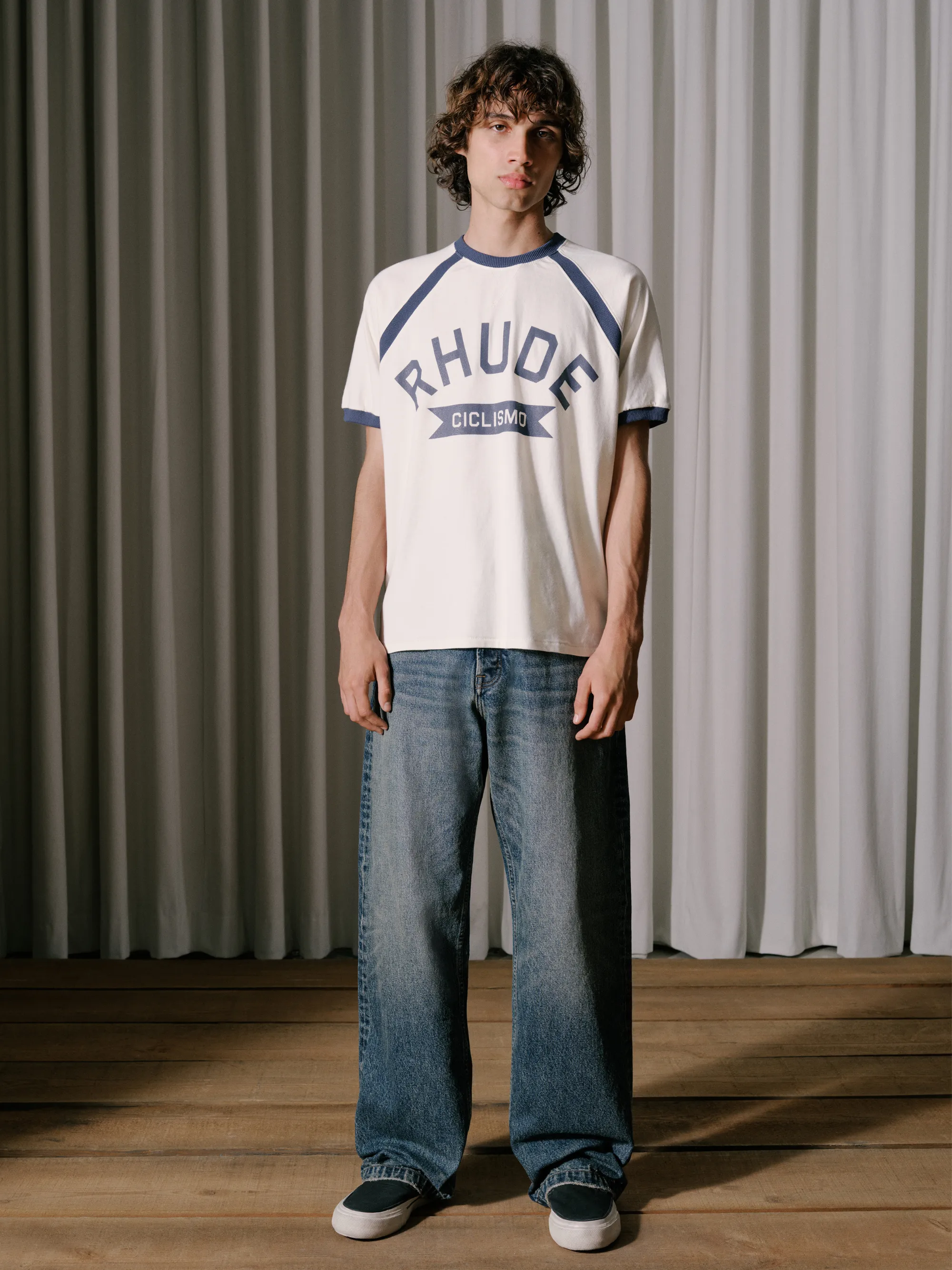 CYCLIN RAGLAN TEE sold by Rhude product image thumbnail 2