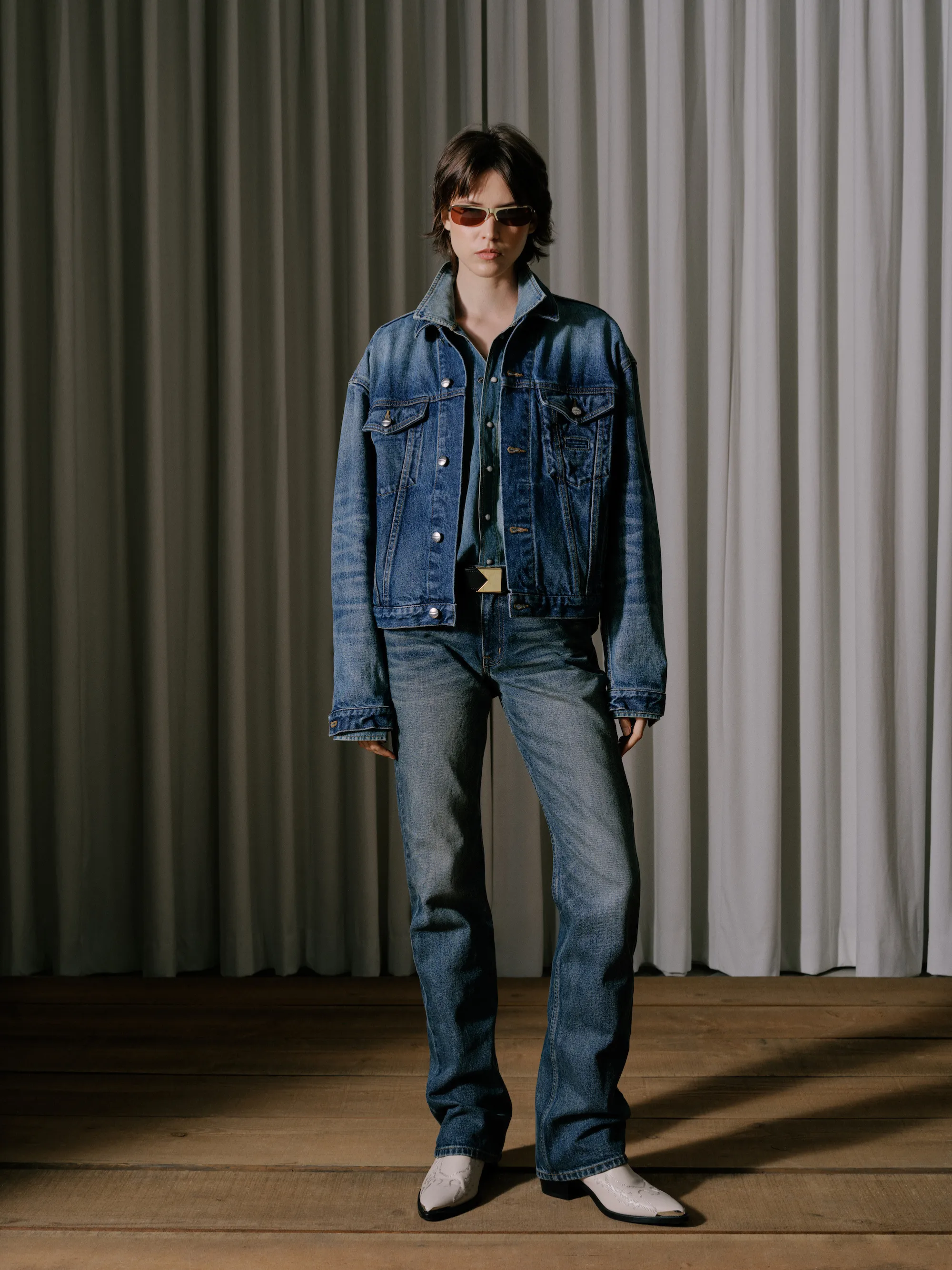 LOW-WAIST FLARE DENIM sold by Rhude product image thumbnail 2