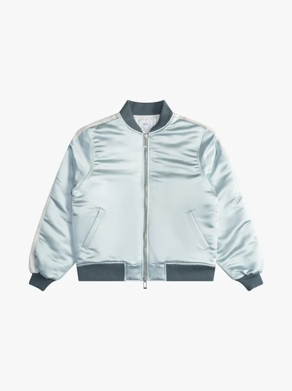 RHUDE BOYS 02 SATIN BOMBER sold by Rhude