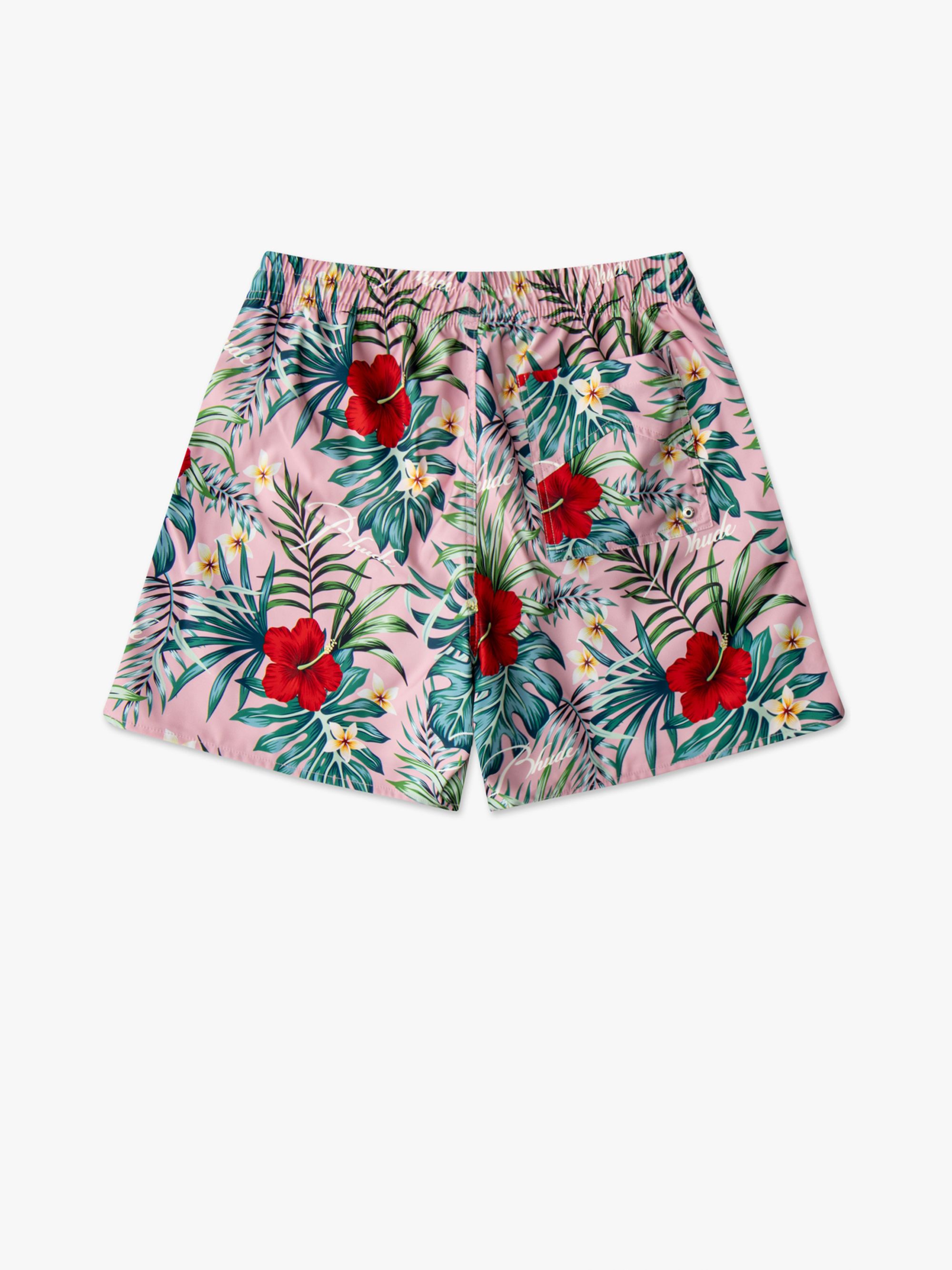 HAWAIIAN LOGO SWIM TRUNKS sold by Rhude product image thumbnail 2