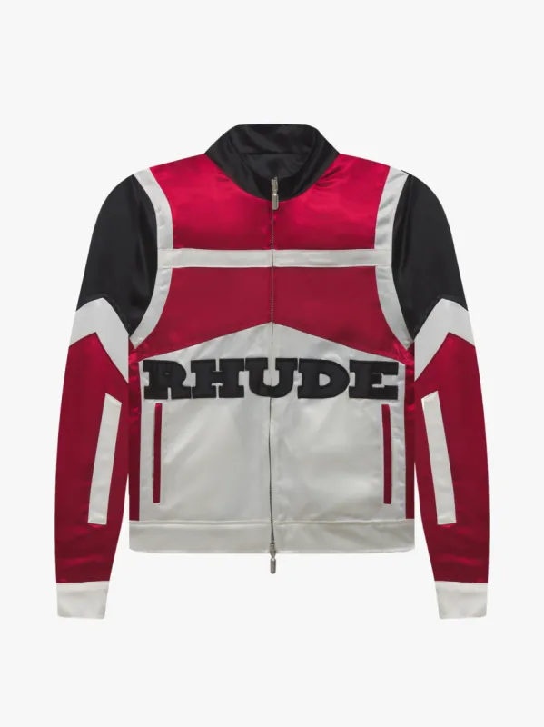 SATIN RHACING JACKET sold by Rhude