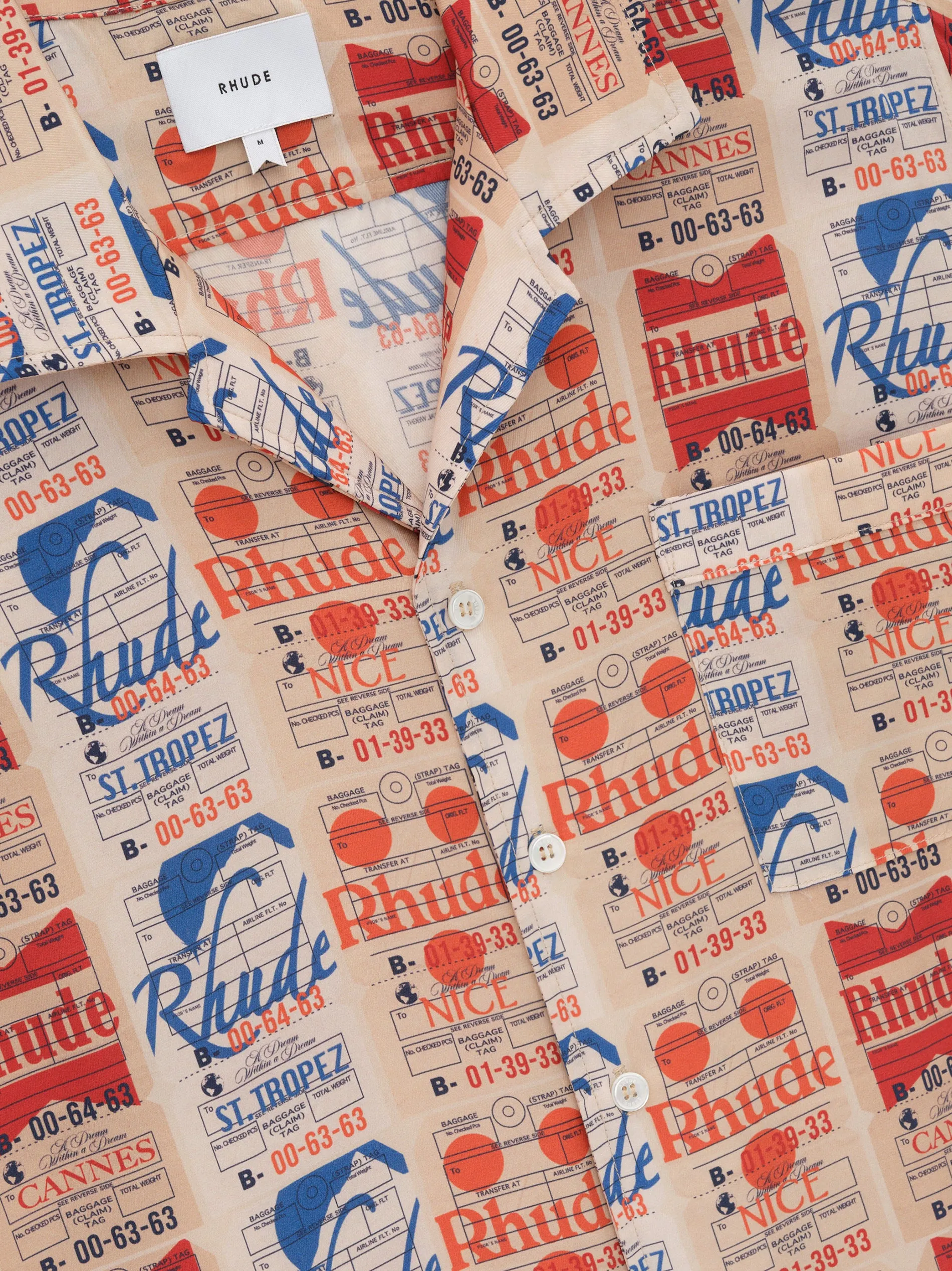 VOYAGE DE RHUDE SILK SHIRT sold by Rhude product image thumbnail 5