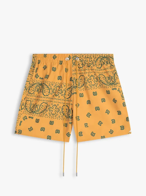 BANDANA PRINT SWIM TRUNKS sold by Rhude