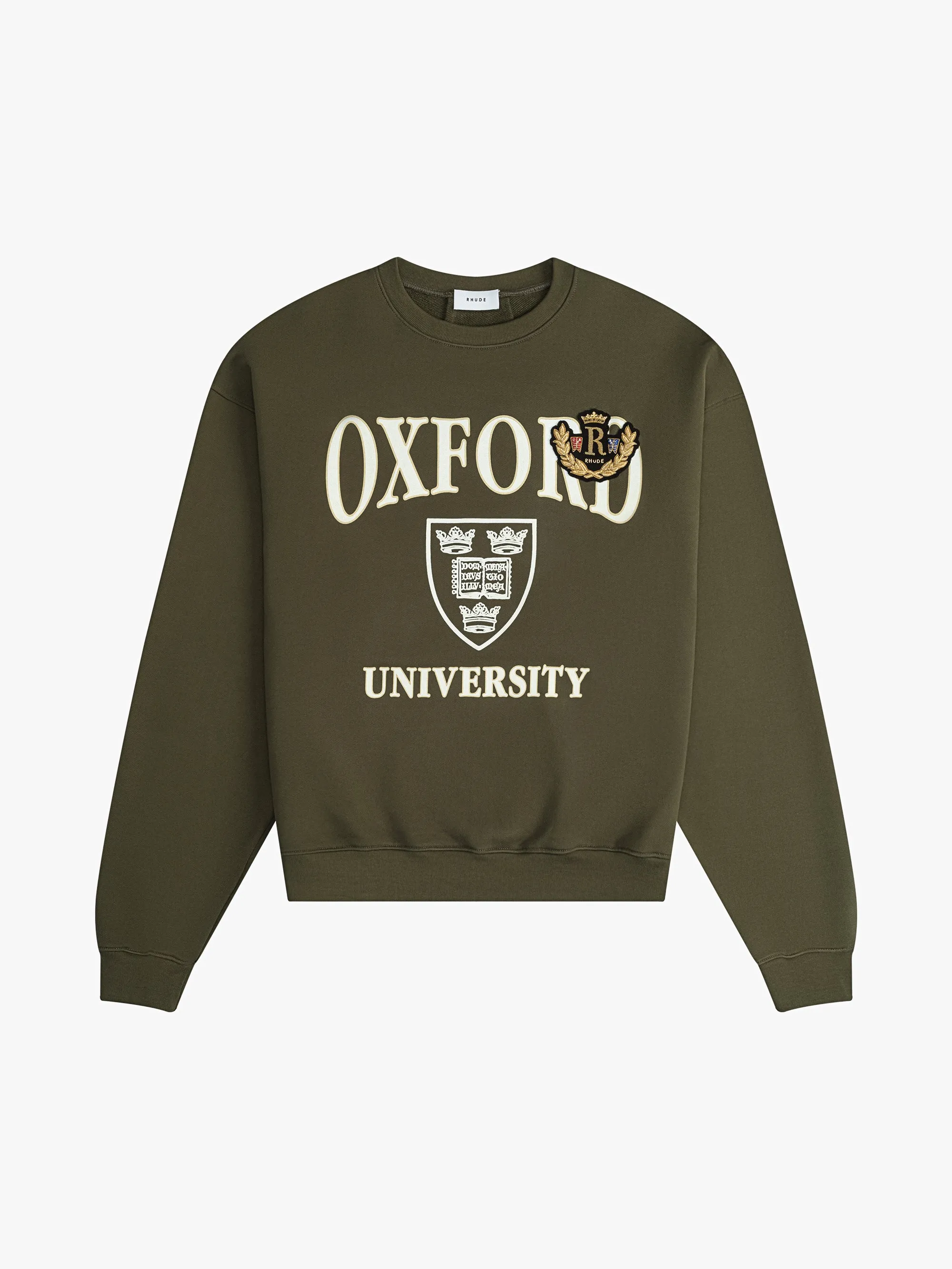 Rhude ルード / OXFORD CREWNECK SWEAT RHUDE OXFORD CREWNECK | Parallel