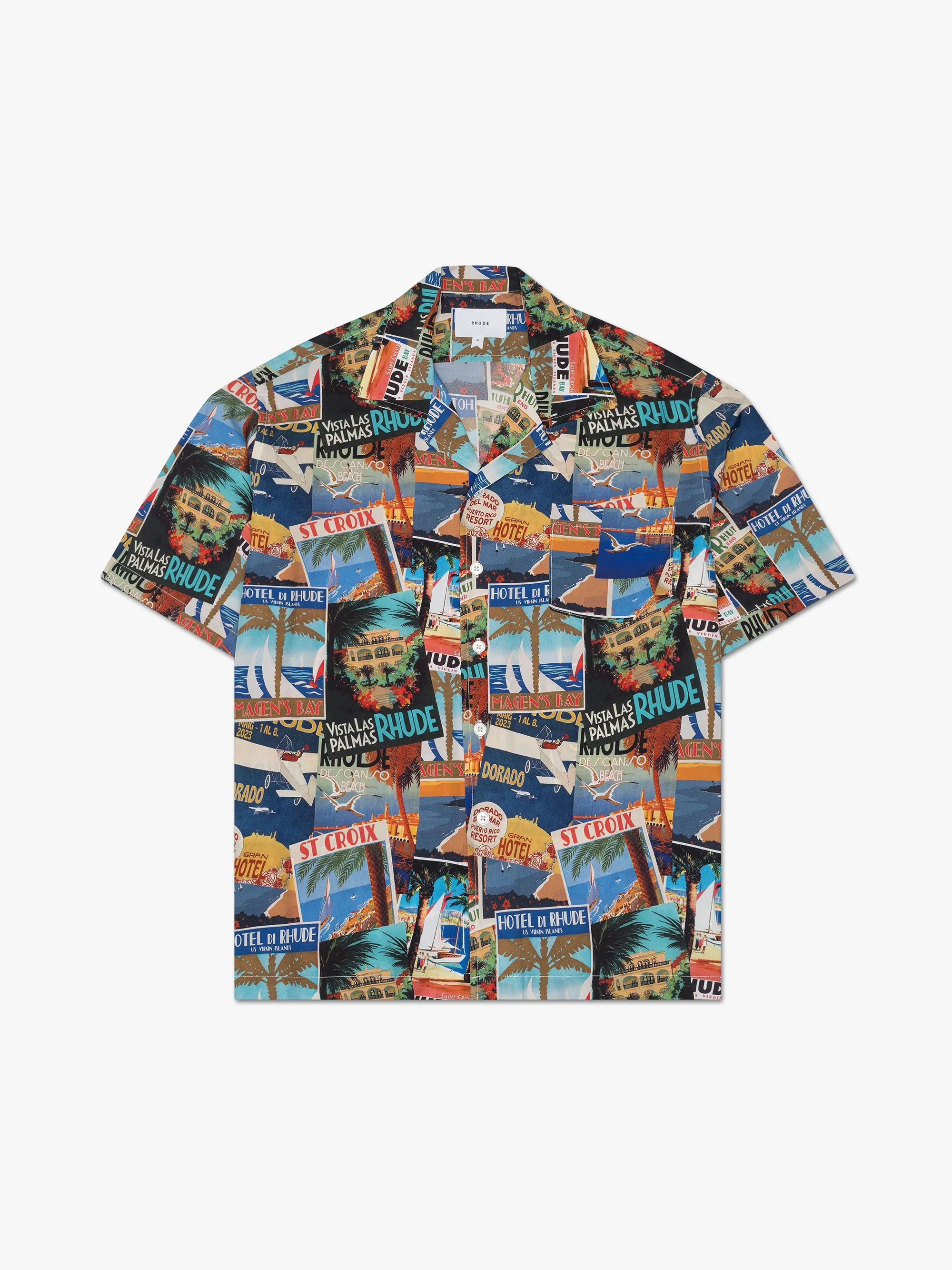 POSTCARD SILK SHIRT sold by Rhude