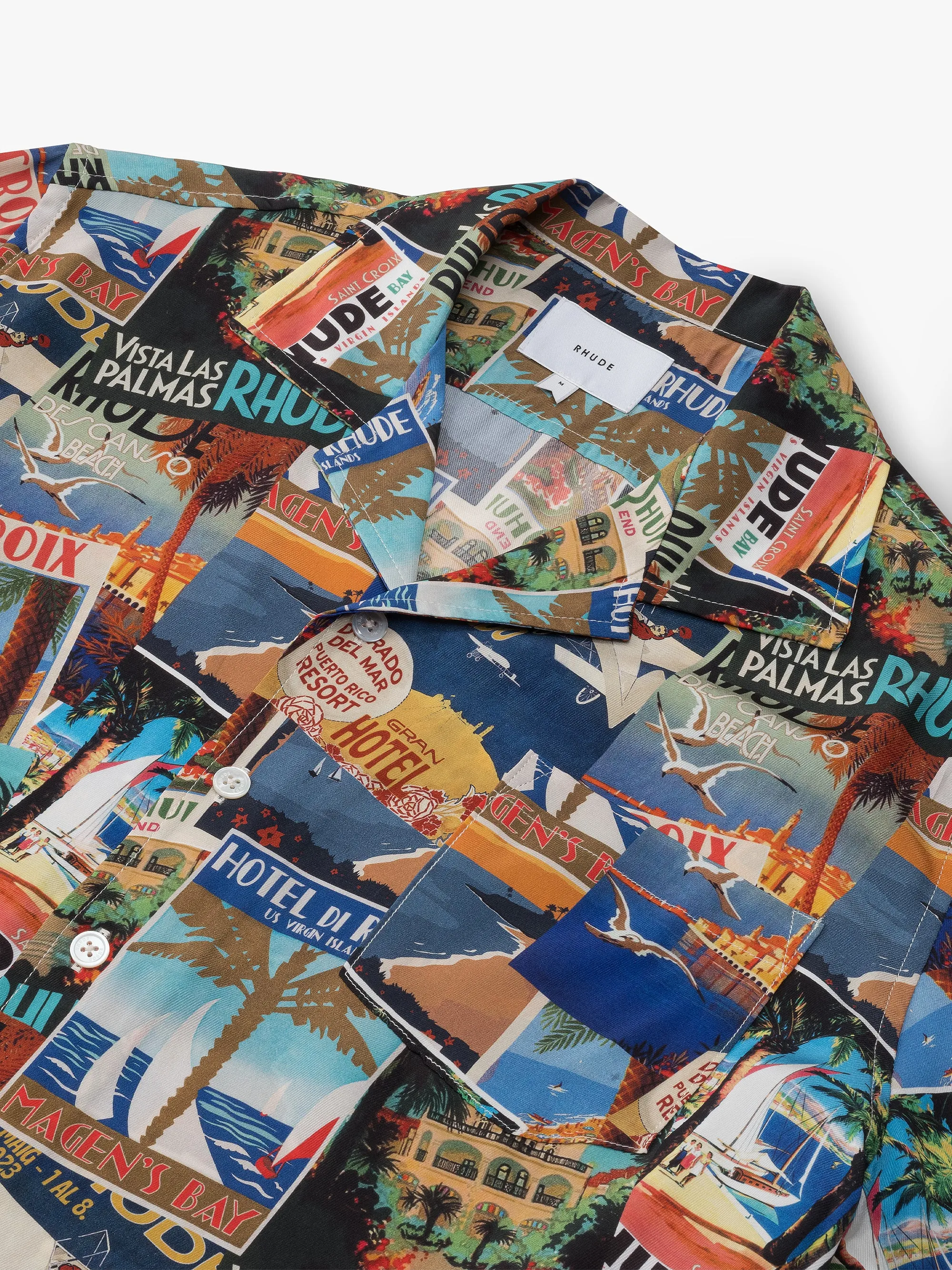 POSTCARD SILK SHIRT sold by Rhude product image thumbnail 4