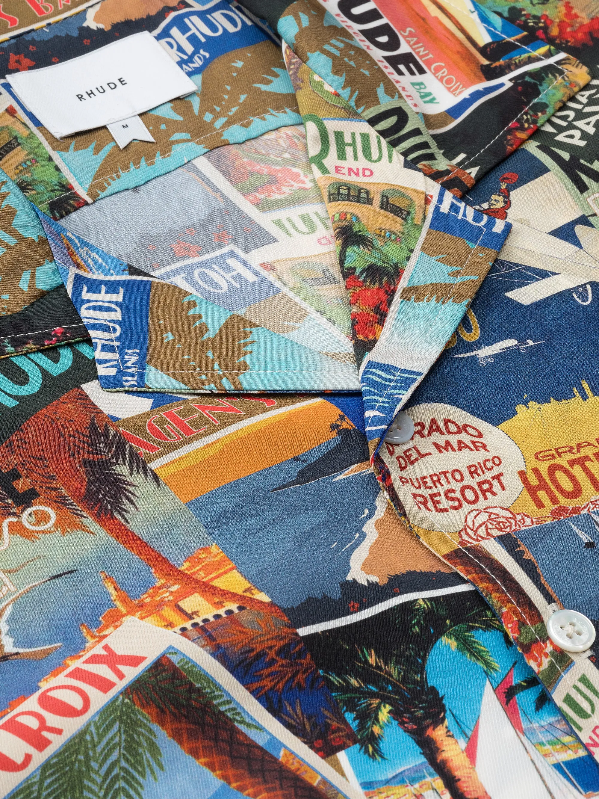 POSTCARD SILK SHIRT sold by Rhude product image thumbnail 3