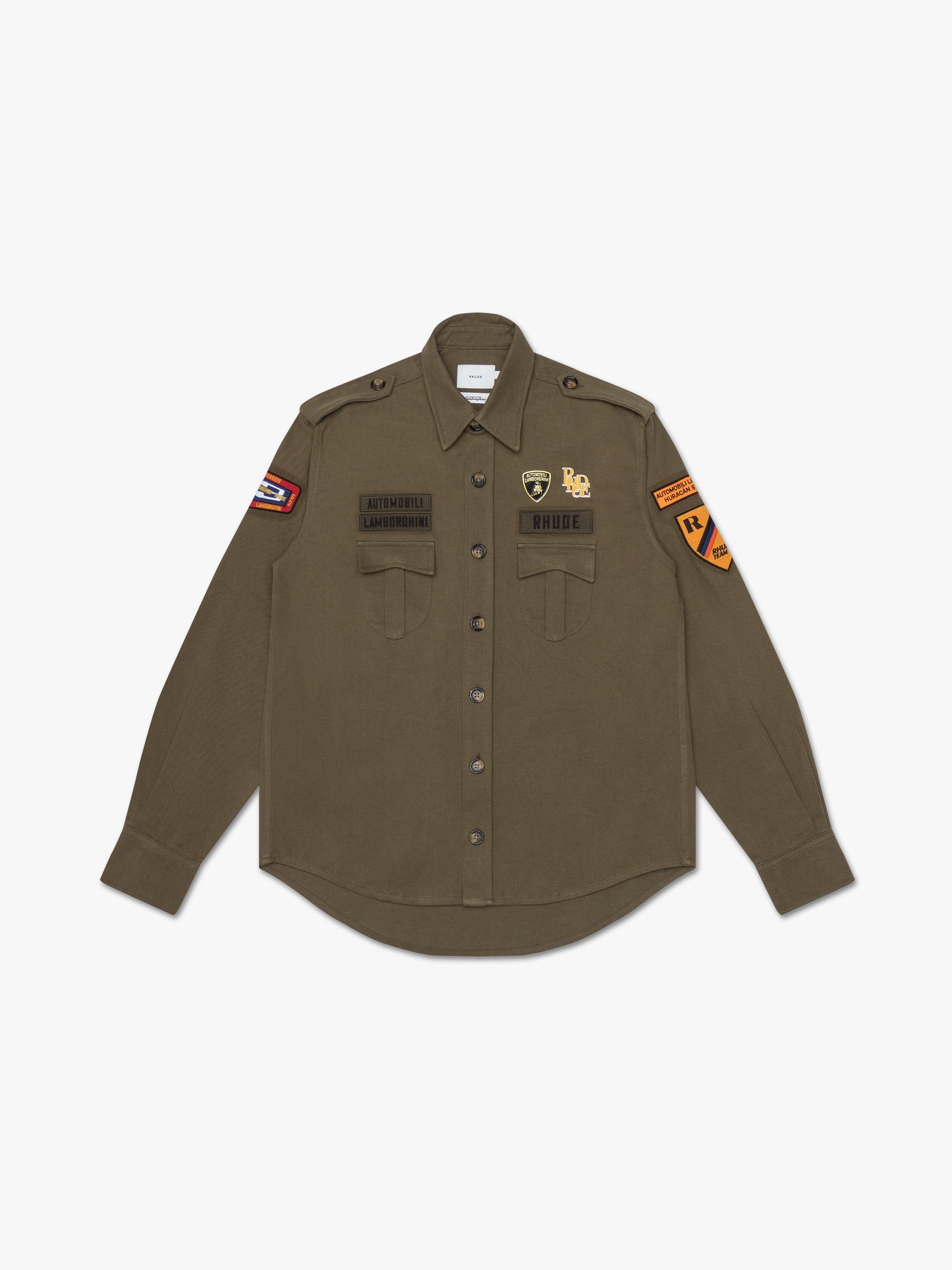 LAMBORGHINI MILITARY SHIRT sold by Rhude