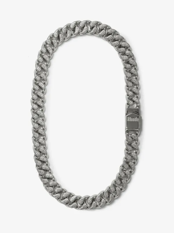 PAISLEY CUBAN LINK NECKLACE sold by Rhude