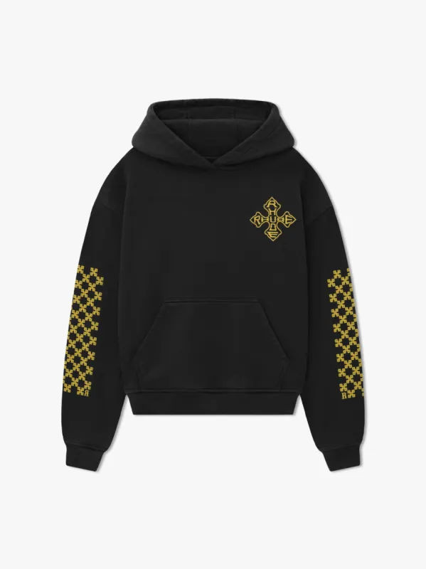 RHUDE CROSS LOGO HOODIE sold by Rhude