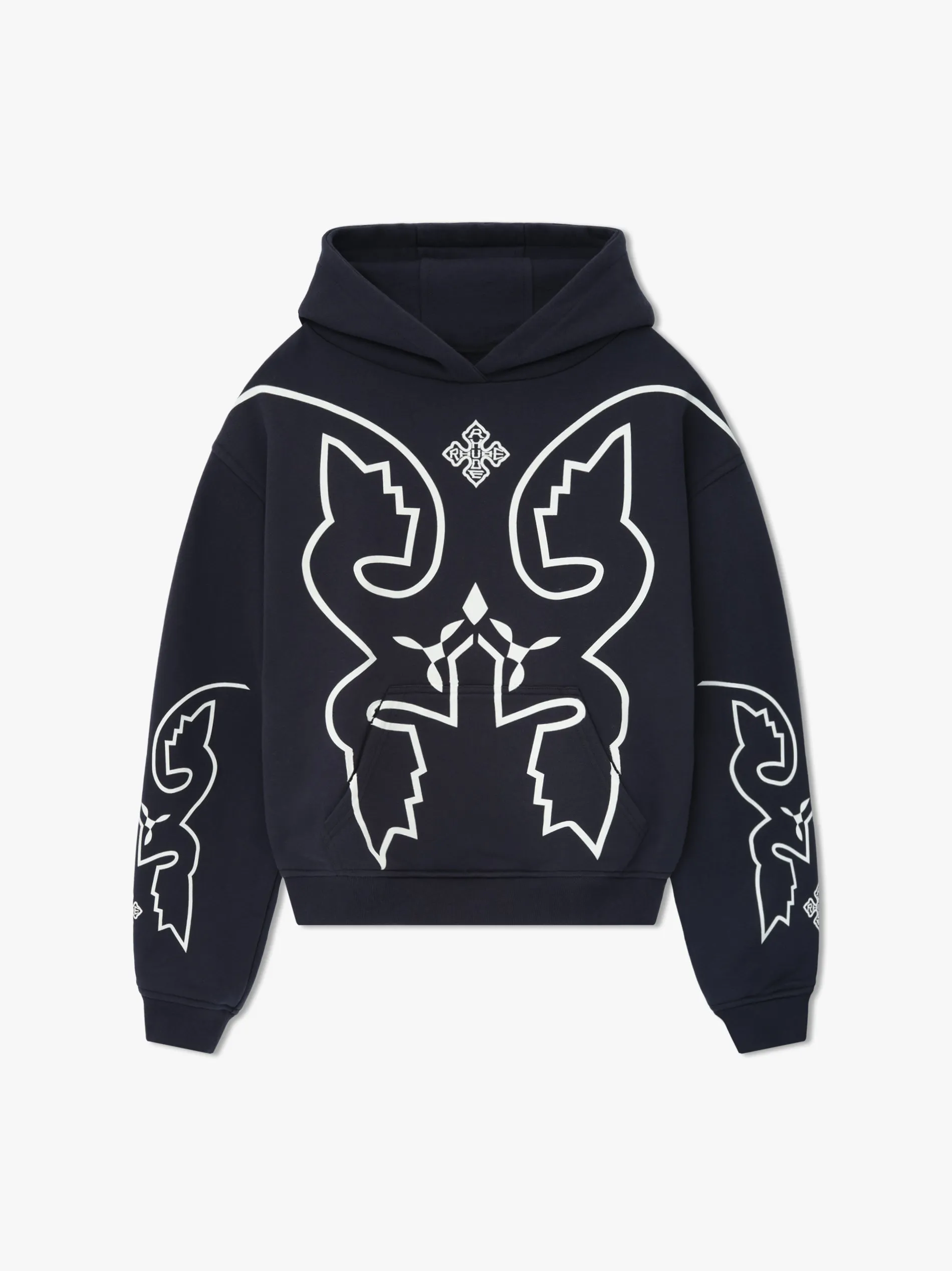 RHUDE WESTERN LOGO HOODIE sold by Rhude