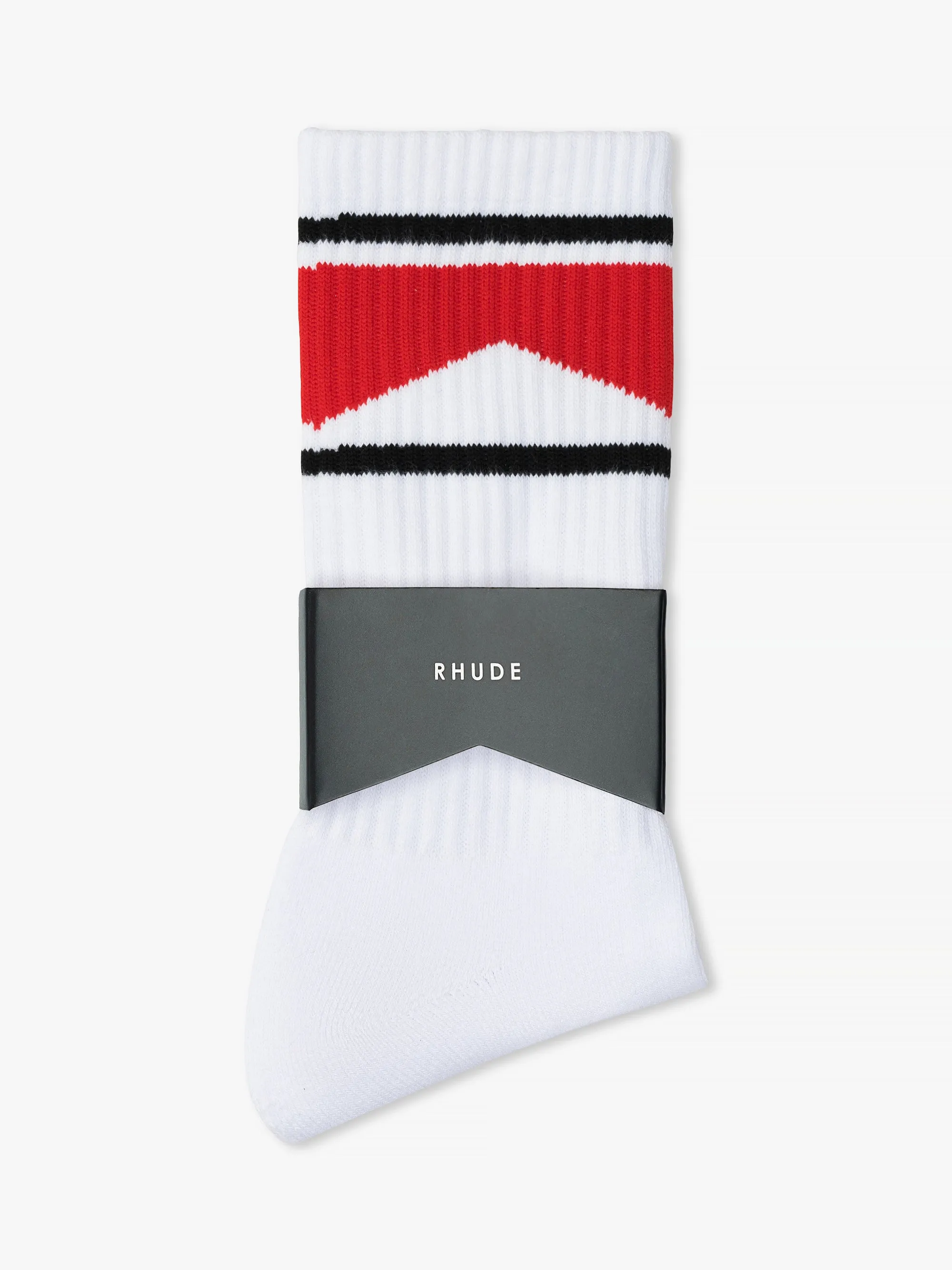 CHEVRON LOGO SOCKS sold by Rhude product image thumbnail 2